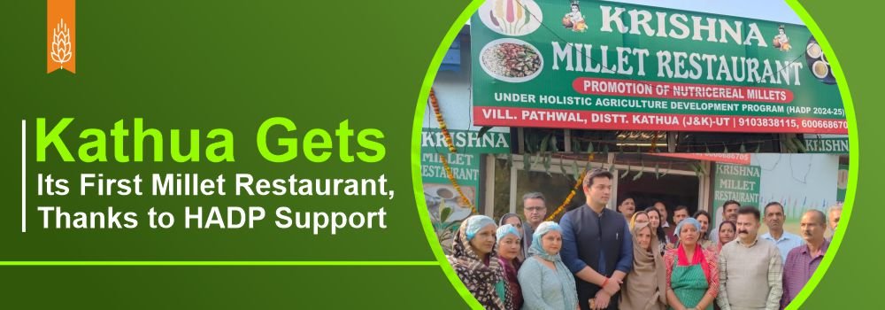 Kathua Gets Its First Millet Restaurant, Thanks to HADP Support