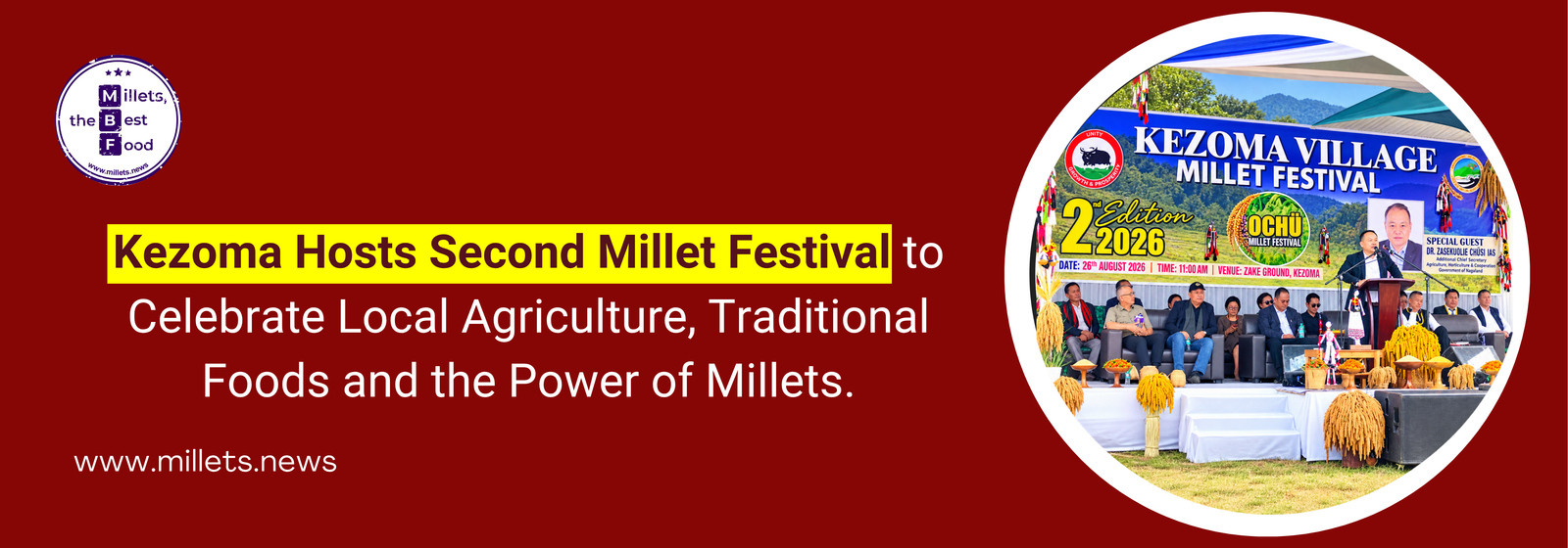 Kezoma Set to Host Second Millet Festival on August 26 