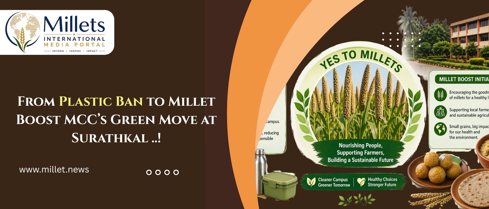 From Plastic Ban to Millet Boost MCC’s Green Move at Surathkal