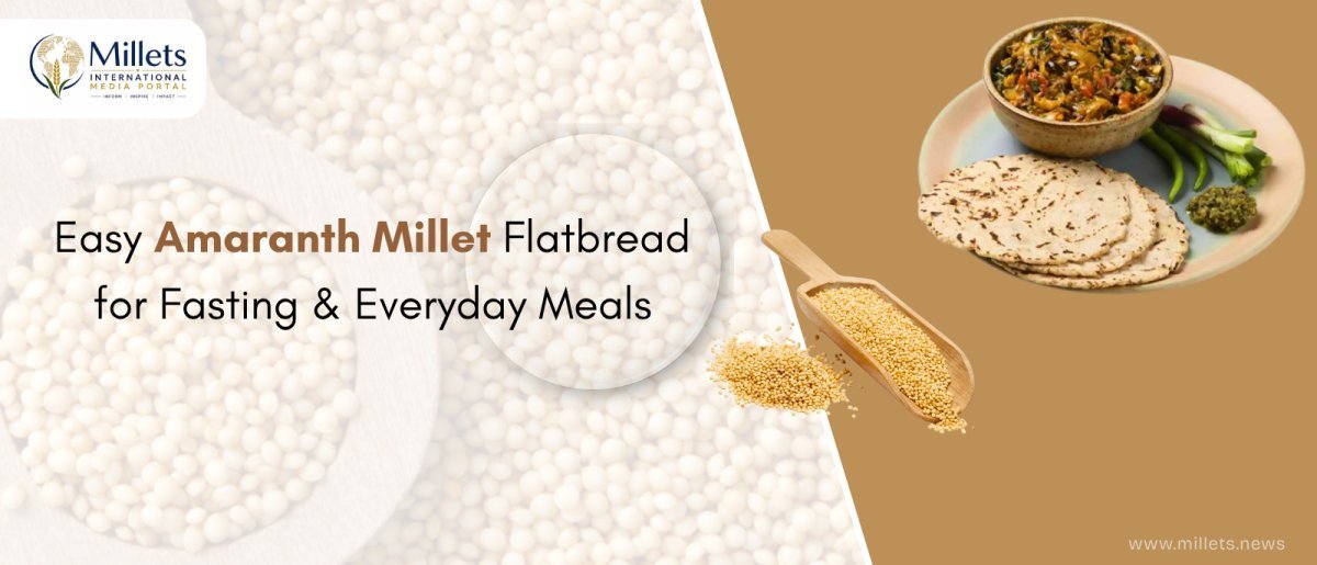 Easy Amaranth Millet Flatbread for Fasting & Everyday Meals