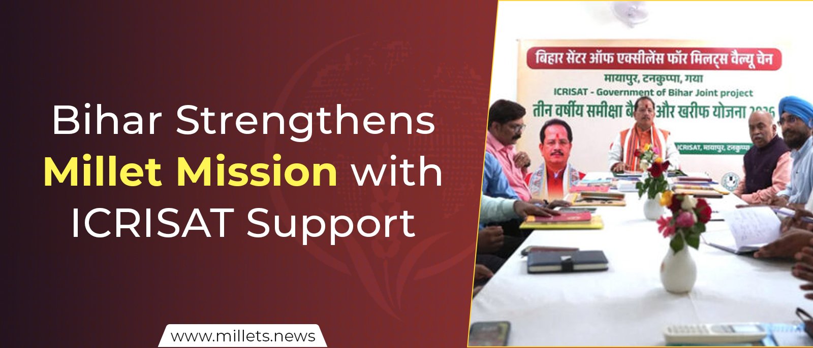 Bihar Strengthens Millet Mission with ICRISAT Support