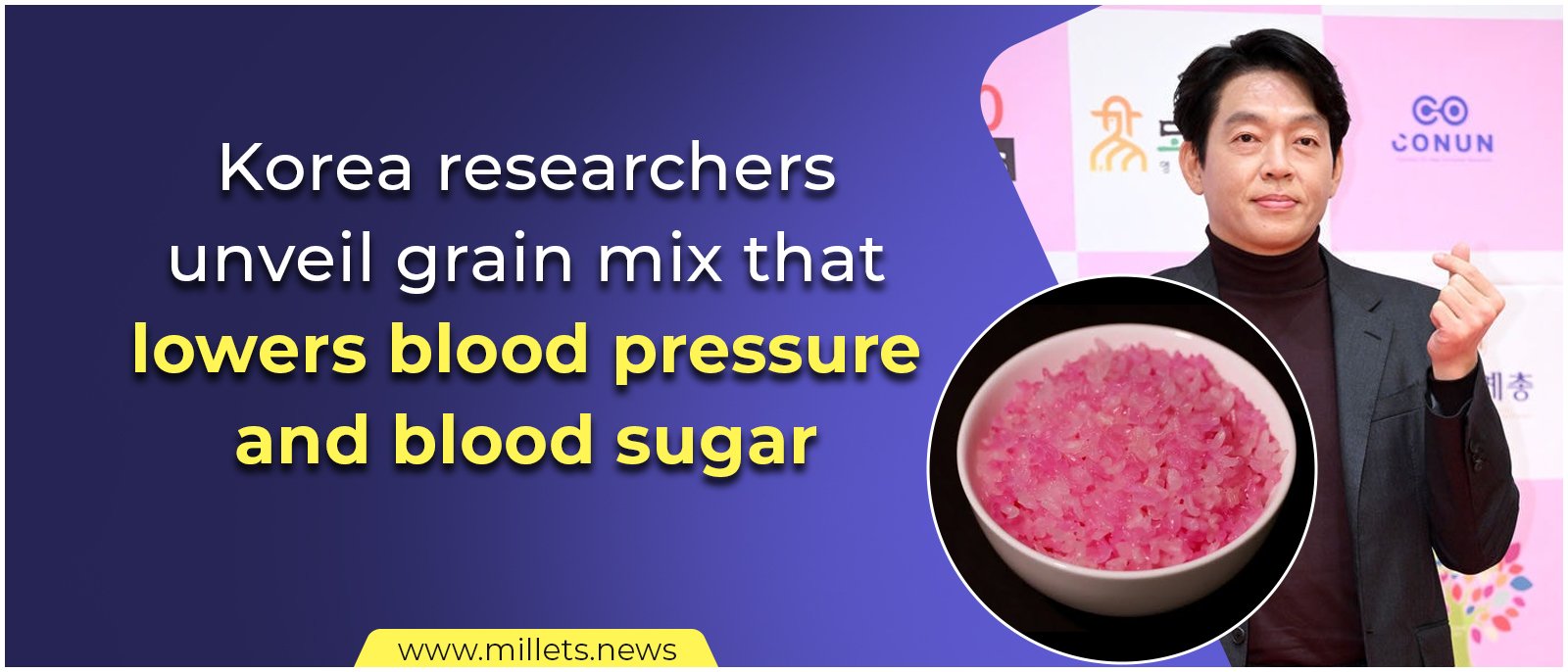 Korea researchers unveil grain mix that lowers blood pressure and blood sugar