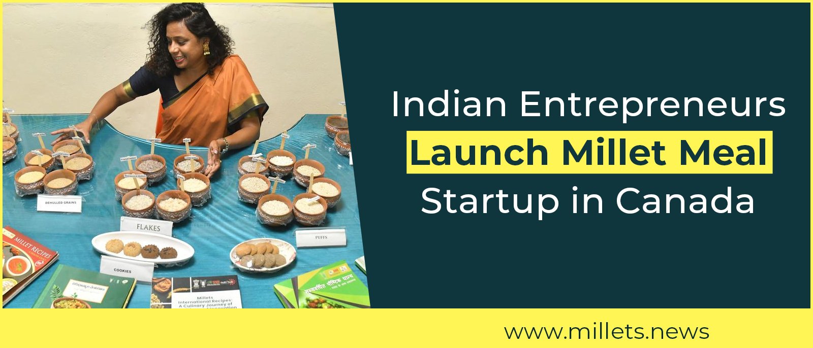 Indian Entrepreneurs Launch Millet Meal Startup in Canada
