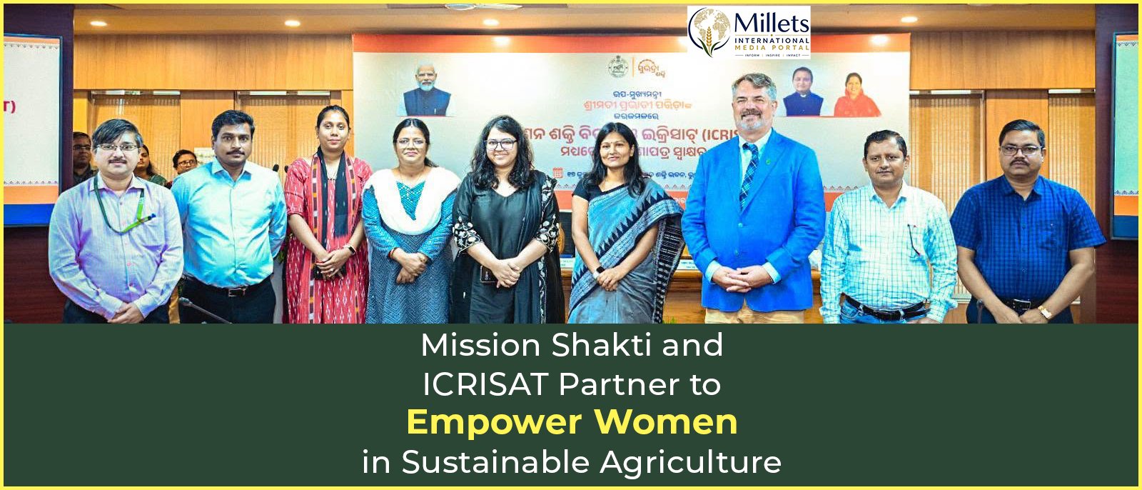 Mission Shakti and ICRISAT Partner to Empower Women in Sustainable Agriculture