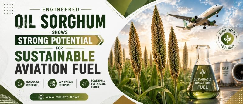 Engineered Oil Sorghum Shows Strong Potential for Sustainable Aviation Fuel