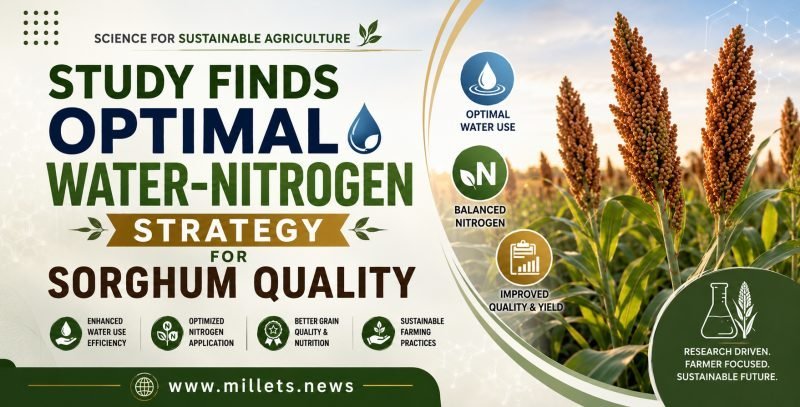 Study Finds Optimal Water-Nitrogen Strategy for Sorghum Quality