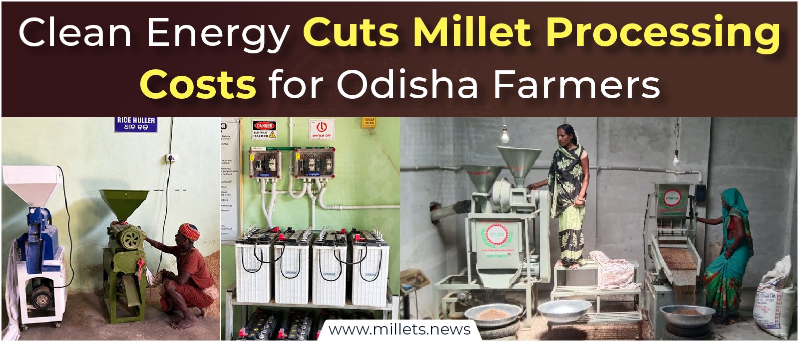 Clean Energy Cuts Millet Processing Costs for Odisha Farmers