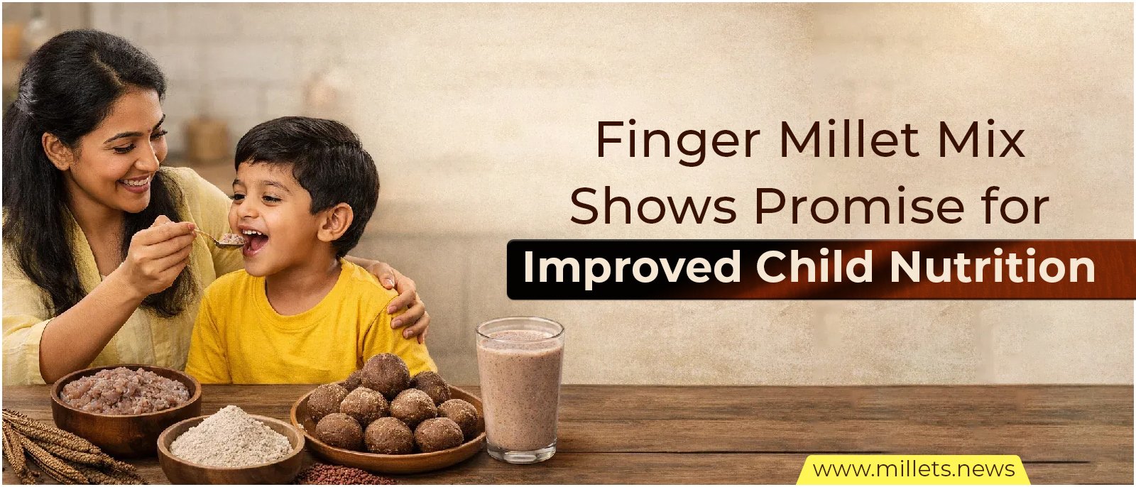 Finger Millet Mix Shows Promise for Improved Child Nutrition