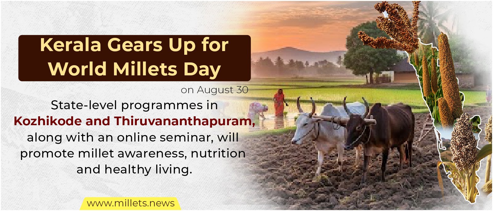 Kerala Organisations Announce World Millets Day Programmes on August 30