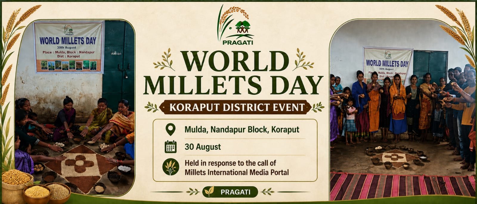World Millets Day Celebrated at Mulda in Koraput District