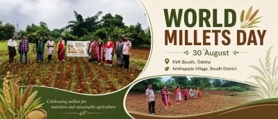 World Millets Day Observed at Amthapada Village in Boudh, Odisha