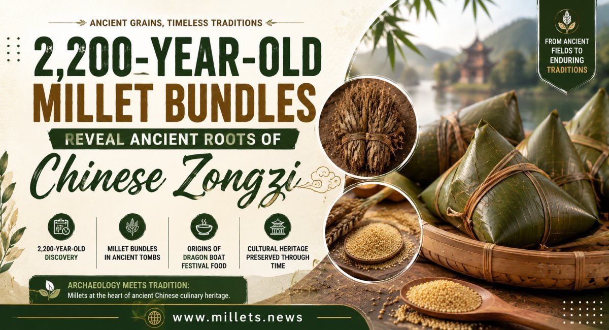 2,200-Year-Old Millet Bundles Reveal Ancient Roots of Chinese Zongzi