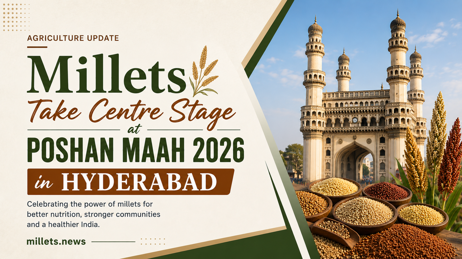 Millets Take Centre Stage at Poshan Maah 2026 in Hyderabad