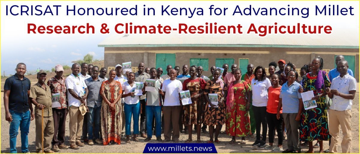 ICRISAT Honoured in Kenya for Advancing Millet Research and Climate-Resilient Agriculture