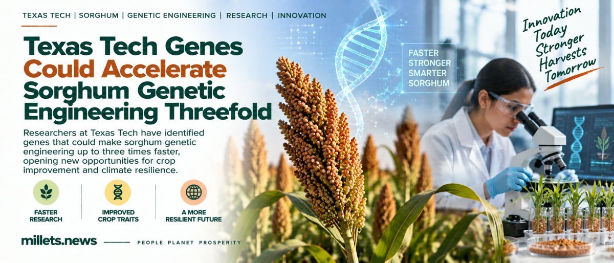 Texas Tech Genes Could Accelerate Sorghum Genetic Engineering Threefold