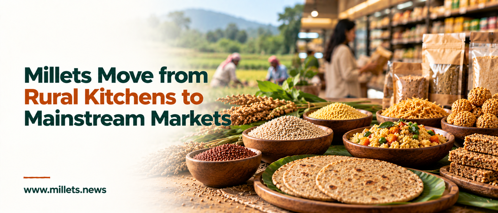 Millets Move from Rural Kitchens to Mainstream Markets