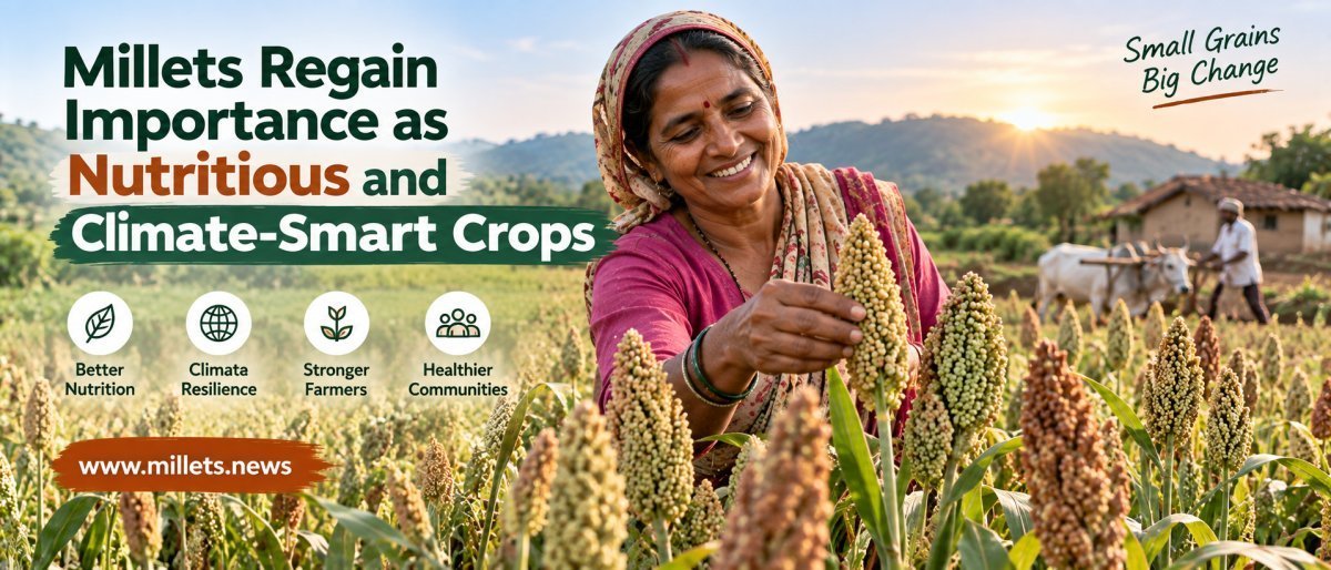 Millets Regain Importance as Nutritious and Climate-Smart Crops