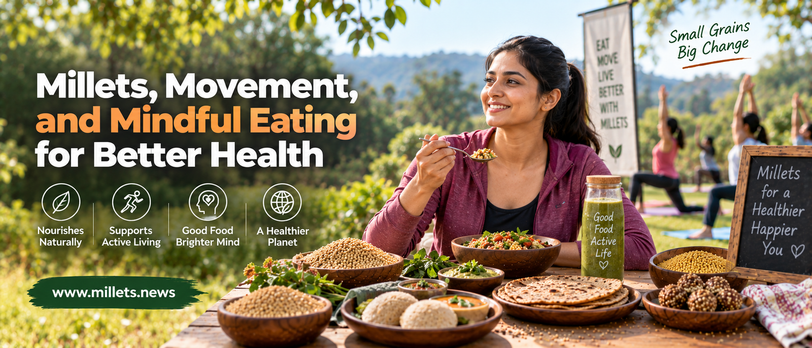 Millets, Movement, and Mindful Eating for Better Health