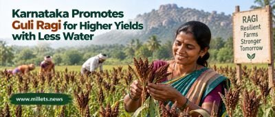 Karnataka Promotes Guli Ragi for Higher Yields with Less Water