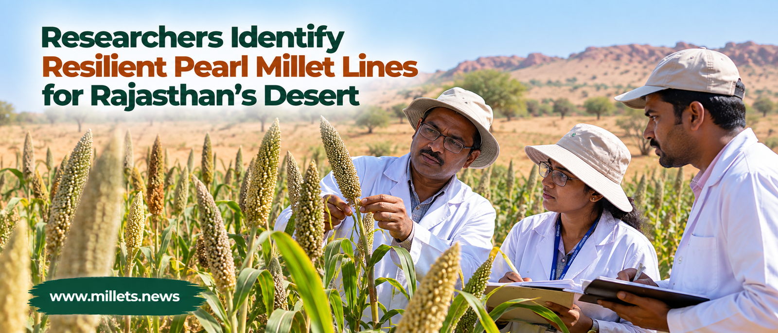 Researchers Identify Resilient Pearl Millet Lines for Rajasthan’s Desert