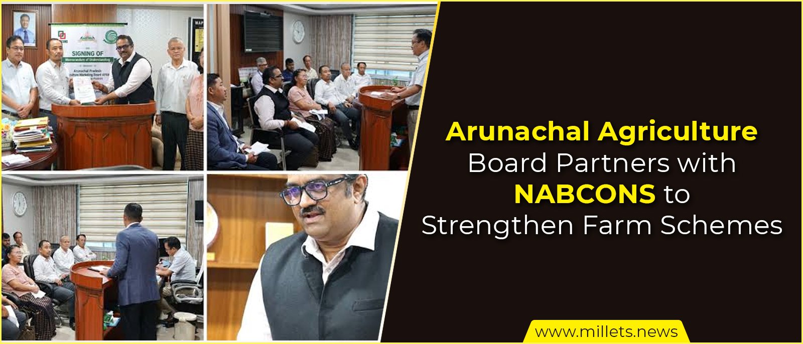 Arunachal Agriculture Board Partners with NABCONS to Strengthen Farm Schemes