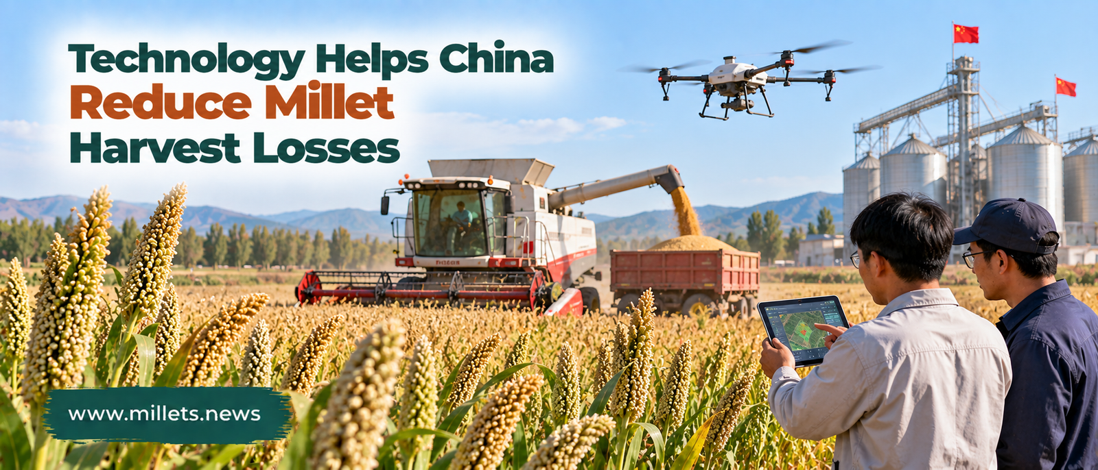 Technology Helps China Reduce Millet Losses During Harvest