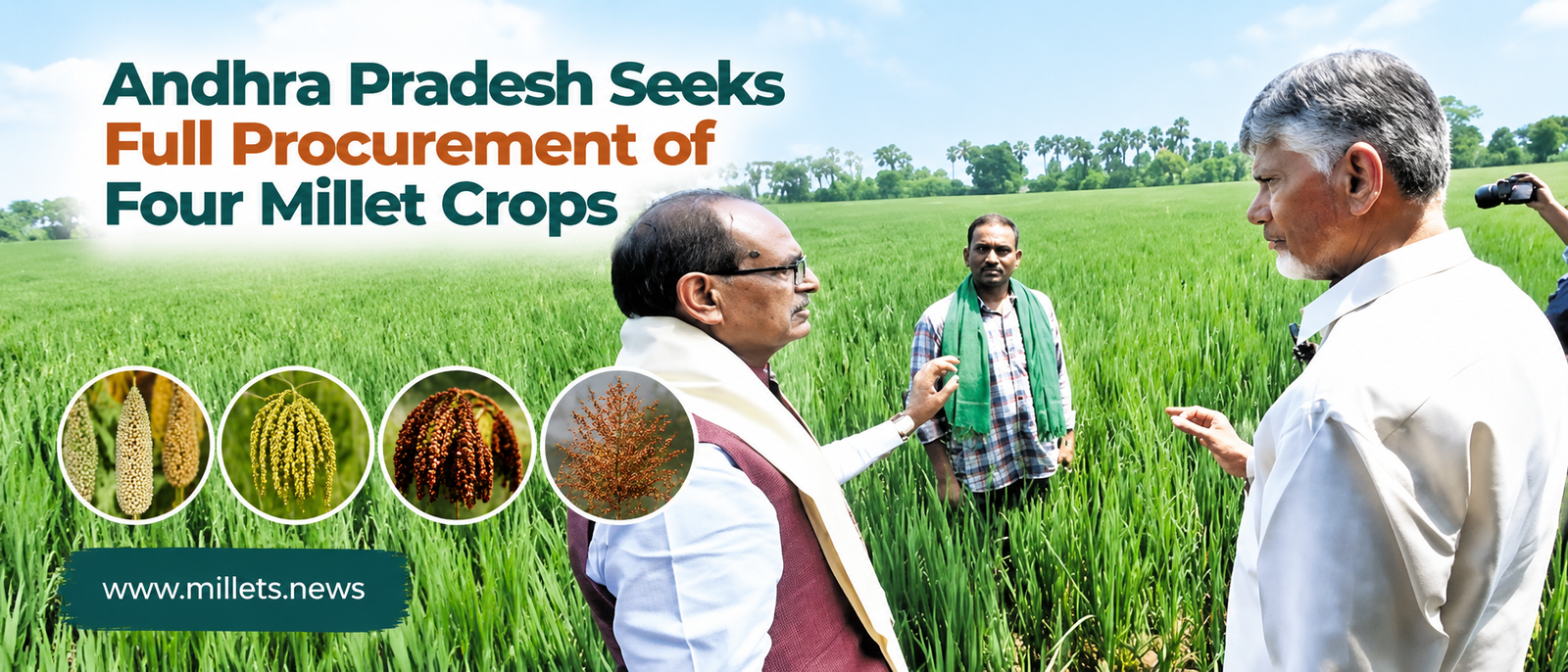 Andhra Pradesh Seeks Full Procurement of Four Millet Crops
