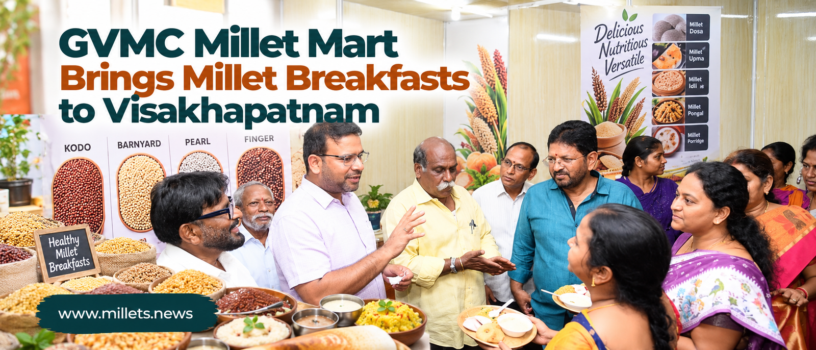 GVMC Millet Mart Brings Millet Breakfasts to Visakhapatnam