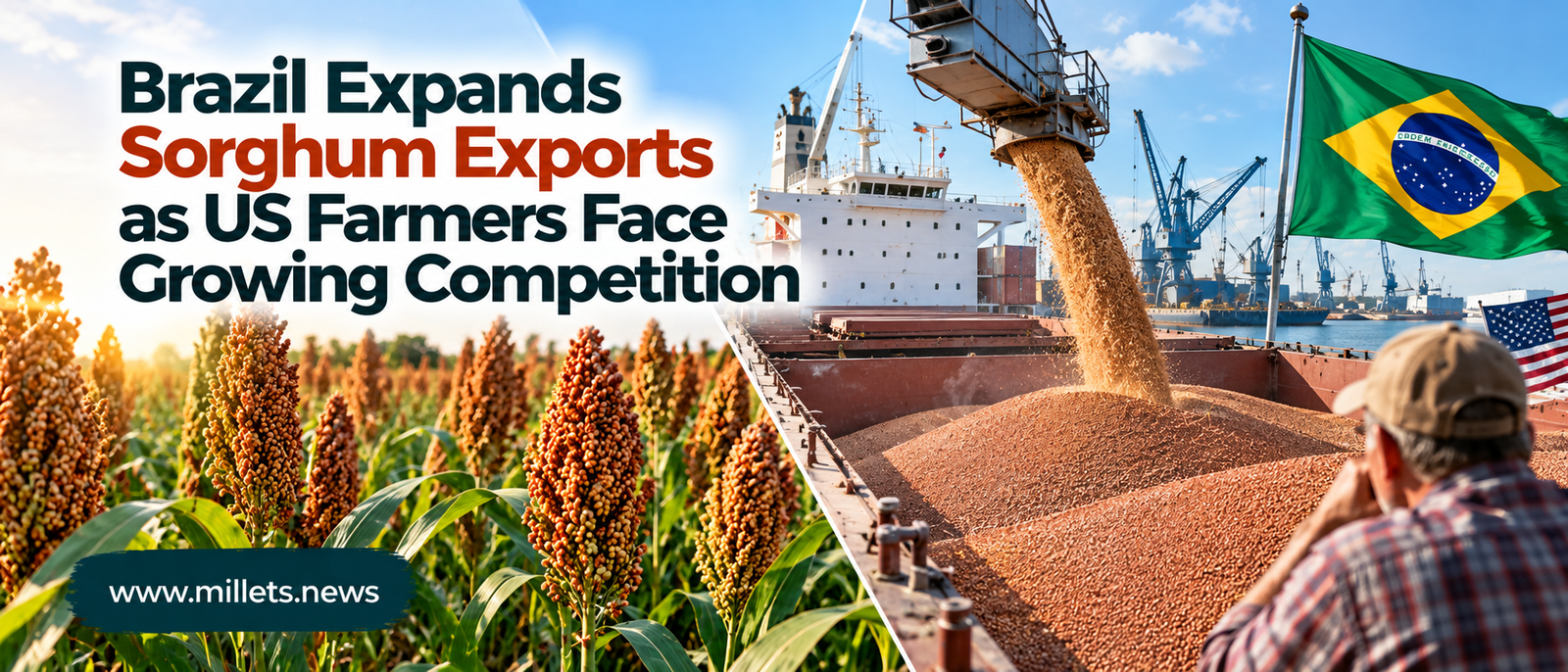Brazil Expands Sorghum Exports as US Farmers Face Growing Competition