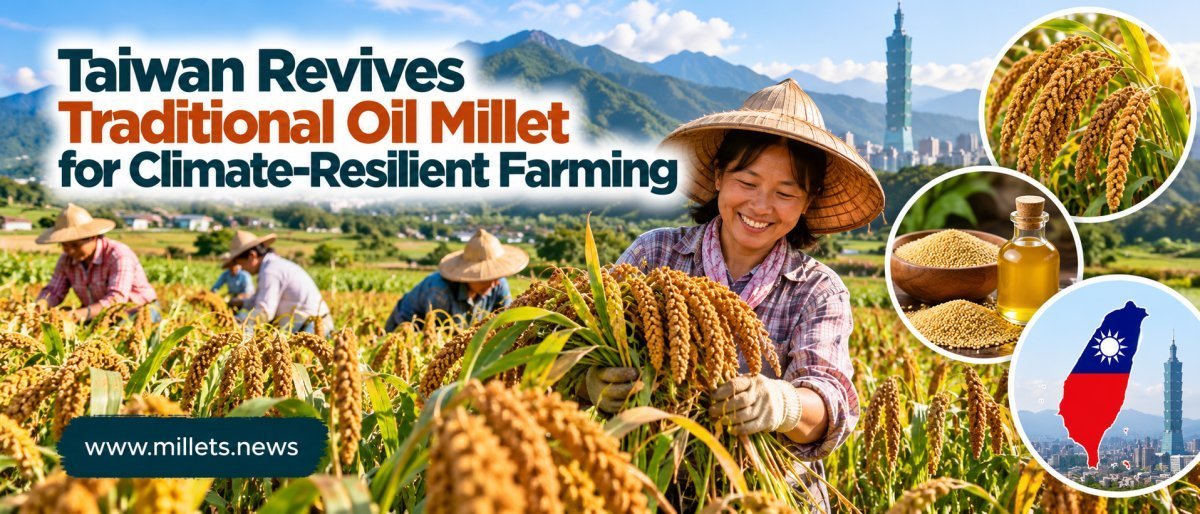 Taiwan Revives Traditional Oil Millet for Climate-Resilient Farming